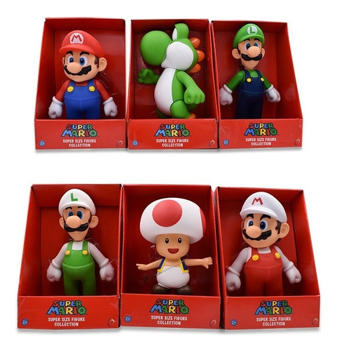Mario Bross Figuras X9 Super Colección 815709