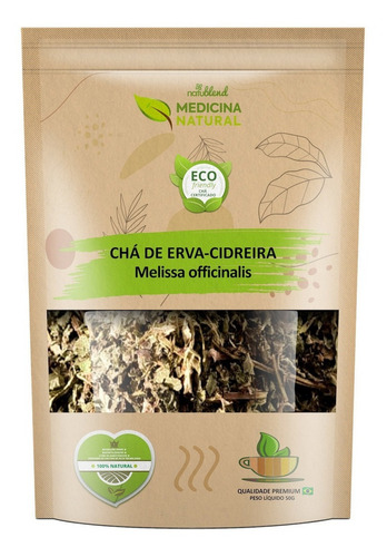 Chá De Erva Cidreira - Melissa Officinalis - Orgânico 50g