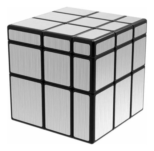 Cubo Rubik 3x3 Plateado 