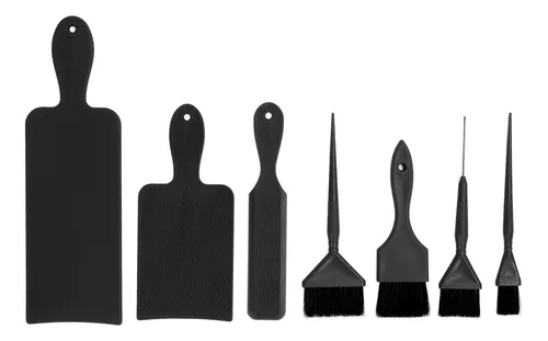 Juego De Tablas Y Paletas De Balayage Negras Y Negras, 7 Pie