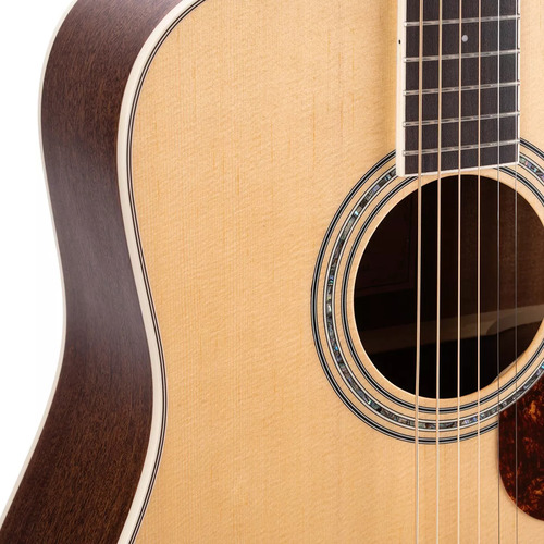 Guitarra Acústica Cort Earth 100 Natural Satin Cuerdas Acero Orientación De La Mano Derecha