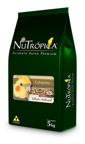 Ração P/calopsita Seleção Natural 5kg Nutrópica