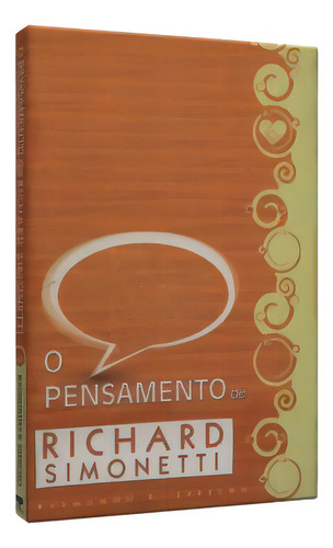 O Pensamento De Richard Simonett, De Simonetti, Richard. Editora Correio Fraterno Em Português