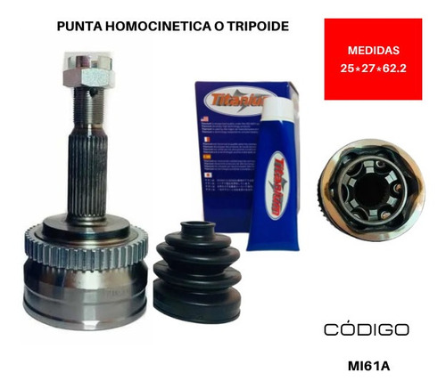 Punta Tripoide Compatible Kia Optima Iii 2.0 2012 2015