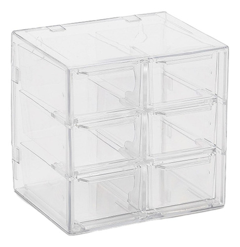 // Mini Cajón Organizador Para Escritorio, Caja De 6 Cajones
