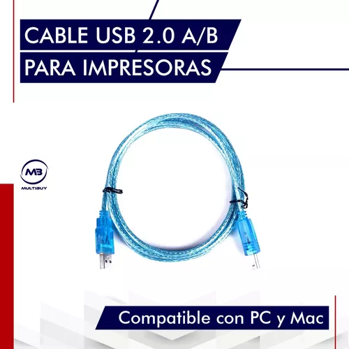 CABLE USB PARA IMPRESORA 5M, GENERICO