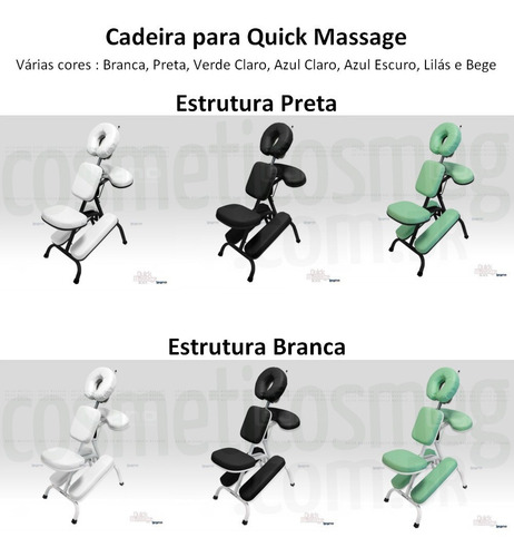 Imagem 4 de 8 de Cadeira Quick Massage Shiatsu Legno Portátil Dobrável, Black