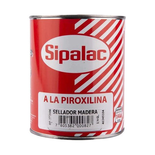 Sellador Madera Sipa A La Piroxilina 1/4 Galón