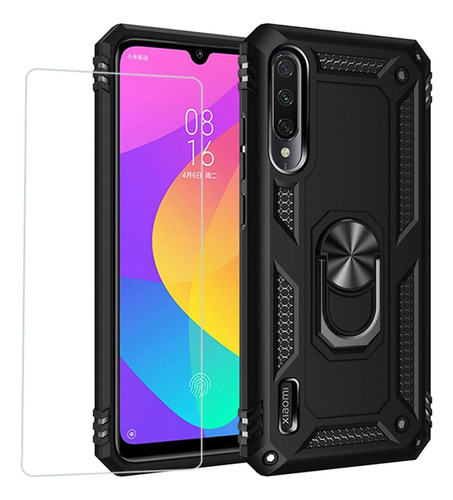 Funda Anticaída Golpes Militar Para Xiaomi Mi A3 + Mica