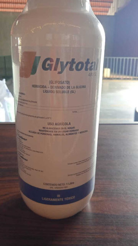 Imagen 2 de 2 de Herbicida No Selectivo Glytotal 480 Sl (glifosato)