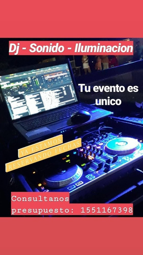Servicio Dj - Sonido - Iluminación - Evento - Pantalla