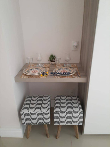Imagem 2 de 6 de M - Flat Mobiliado 30m² No Hotel Ramada, Localização Excelente - 1049