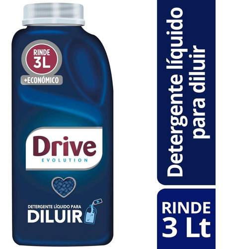 Drive Detergente Líquido Para Diluir 500ml Rinde 3lt