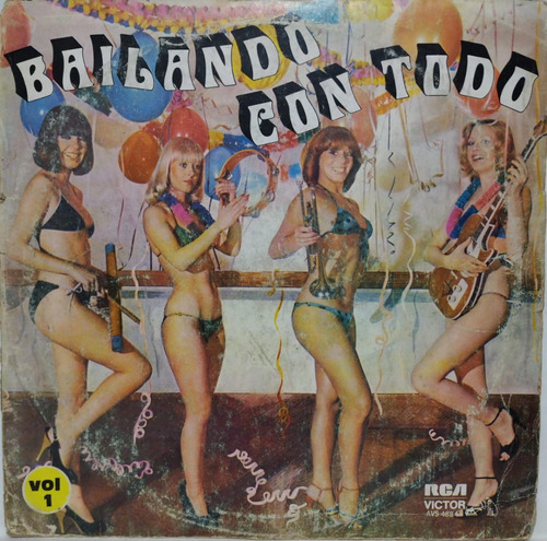 Various  Bailando Con Todo Vol 1 Lp Argentina 1980