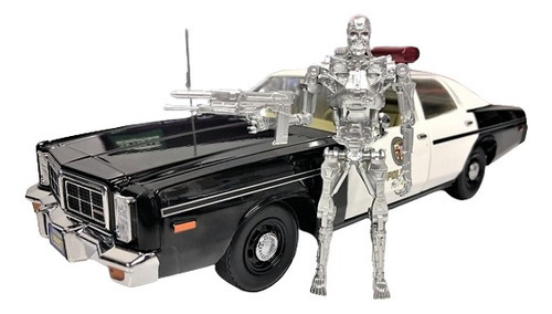 Dodge Monaco 1977 Police Fig. Terminator - M Greenlight 1/18