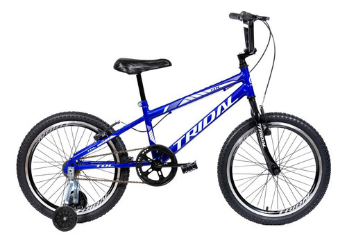 Bicicleta Aro 20 Infantil Bmx Cross Roda Lateral Tridal Cor Azul