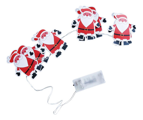4 Guirnalda De Luces Navideñas De Papá Noel, 4 Piezas