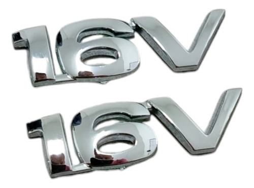 Emblema 16v Para Chevrolet Aveo Juego X 2 Unidades