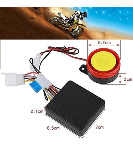 Alarma Antirrobo Moto Encendido Con Distancia Control Remoto