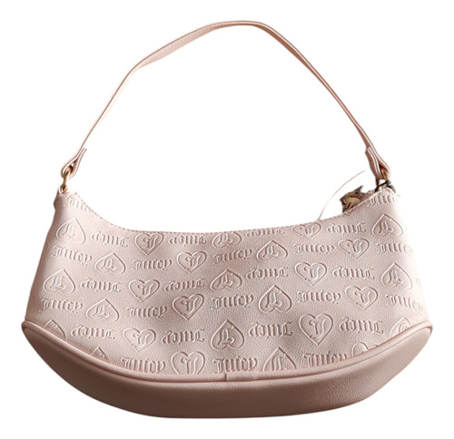 Cartera Crossbody Juicy Couture Cuero Sintético Rosa Rosa Claro Lisa Níquel Rosa Claro