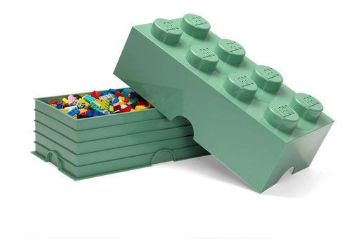 Imagen 7 de 10 de Caja Apilable Para Ordenar Lego® 4004 Original Bloque De 8