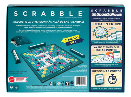 Scrabble Juego 2 En 1