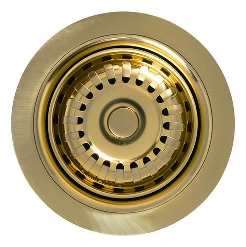 Torneira C/ Bico Extensor Dourado Ouro C/ Ralo De Pia Ouro