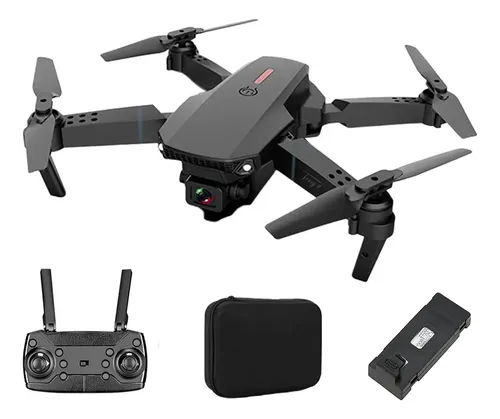 Mini drone Smart Tech Premium E88 Camara Simple con cámara negro 2.4GHz 1 batería