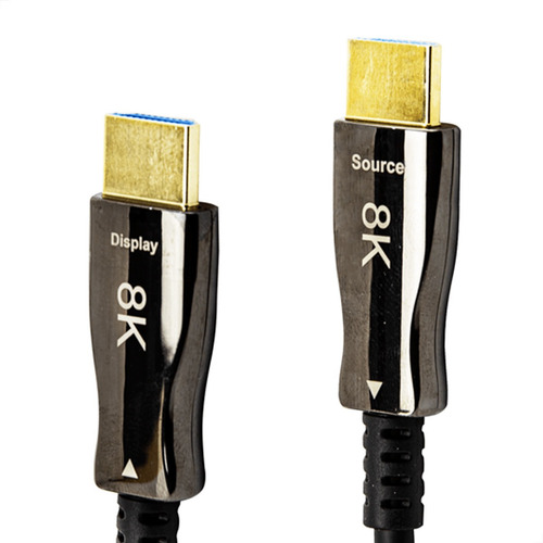 Kit Com 5 Cabo Hdmi 2.1 8k Fibra Óptica 80 Metros