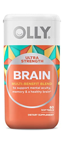 Olly Ultra Fuerza Blandos Cerebro, Nootropic, Soporta Vbtqk