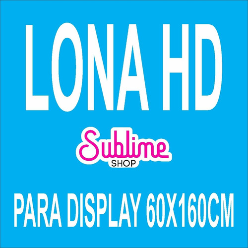 Pack 4 Lonas Impresas Hd Para Portabanner 60x160