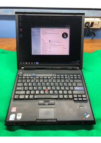 Laptop Lenovo Ibm T60 Intel Core Duo 2gb Ram 80gb Hd Negro (Usado)