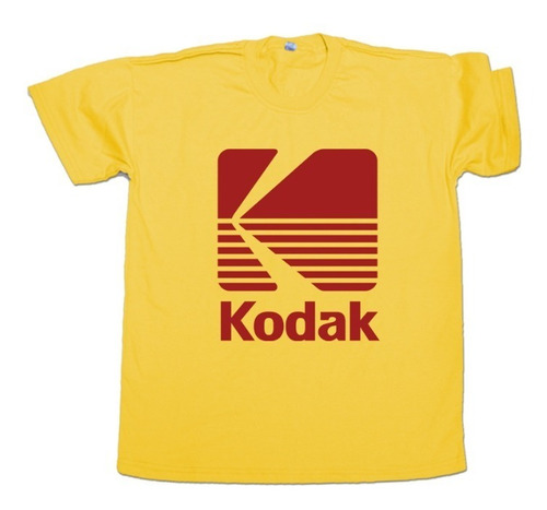 Imagen 1 de 2 de Remera Kodak Logo Personalizada Varios Colores Algodón