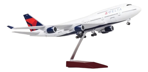 Avion A Escala Boeing 747 Delta Airlines De 47cm 1:160