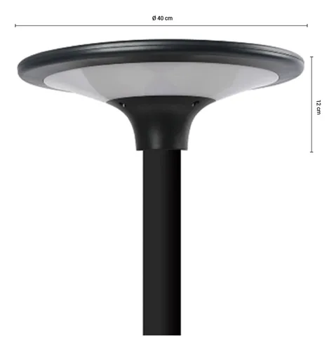 Luminaria Led Solar Park Light Sunflower 20w Luz Neutra Luz Blanco neutro