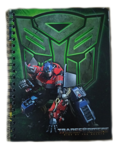 Cuaderno Profesional Hasbro Transformers De Raya  