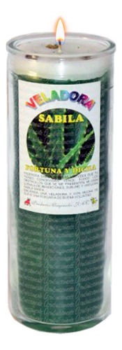 Veladora Sabila - Bienestar, Salud, Recuperación, Armonía