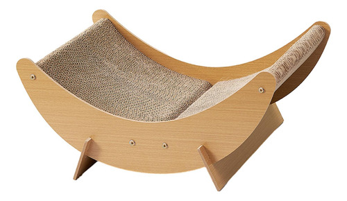 Cat Scratcher Cartón Sillón Cama Para Mascotas Con Soporte