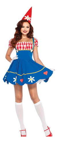 Divertido Vestido De Circo De Payaso Travieso Para Cosplay D