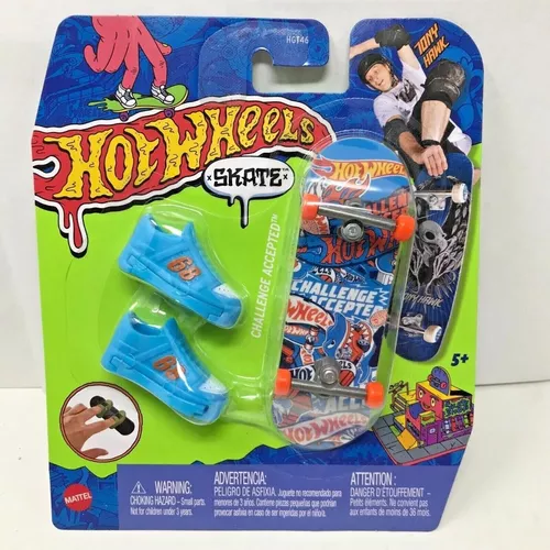 Hot Wheels Skate De Dedo Com Tênis Challenge Accepted - HGT48