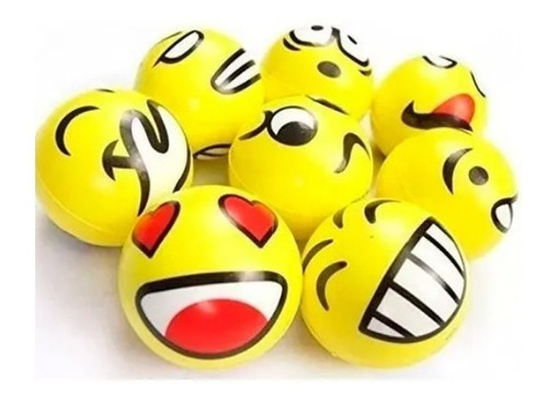 Pack 5 Pelotas Emoticon Antiestres