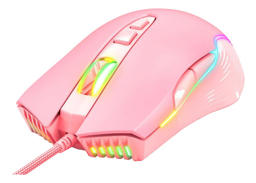 Mouse Cw905 Rosado Con Cable, Onikuma