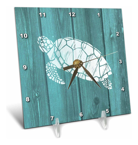 3drose Turtle Plantil En Blanco Sobre La Tabla De Meteorolog