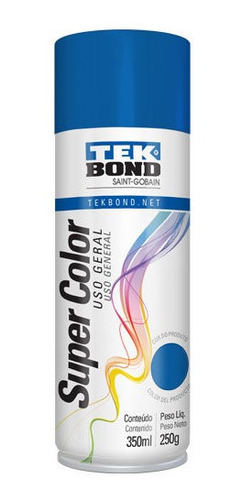 Tinta Spray Azul Brilhante 350ml Tek Bond (1 Unidade)
