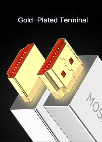 Imagem 2 de 5 de Cabo Hdmi 8k High-end Dolby Atmos, Apple Tv Qled, Oled