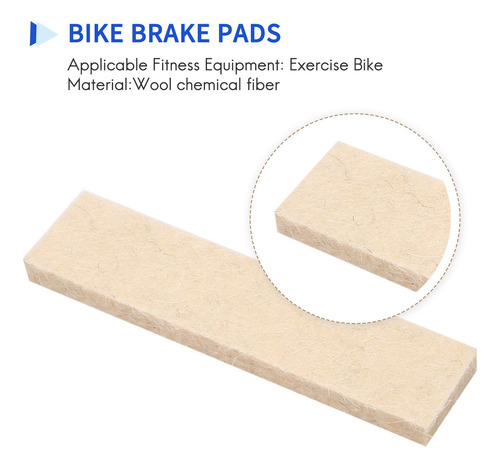 Almohadillas De Freno De Lana Para Bicicletas Estáticas Para
