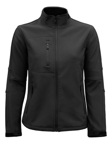 Chaqueta Softshell Corporativa Mujer Con Forro Termico Y Micropolar