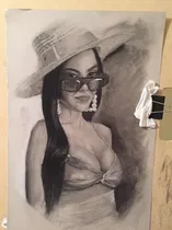 Comprar Dibujo A Lápiz Retratos A Lápiz Dibujo Al Carboncillo.
