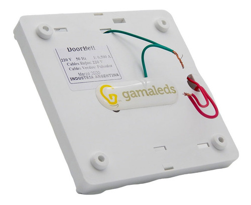 Imagen 3 de 6 de Zumbador Exterior 10x10 Doorbell 220v 12v