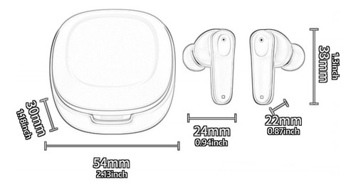 Auriculares Con Traducción De Idiomas Bt 5.4 Blanco Y Azul